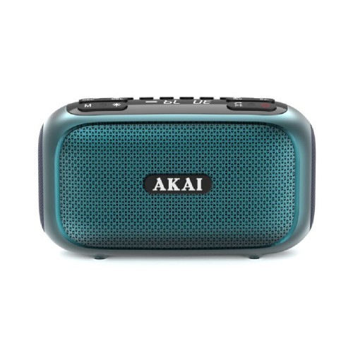 ΡΑΔΙΟΦΩΝΟ AKAI APR 700 TURQUOISE RGB LED ME BLUETOOTH